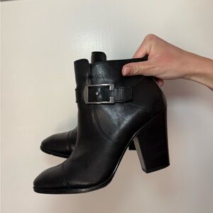 Donald J. Pliner Black Heeled Booties